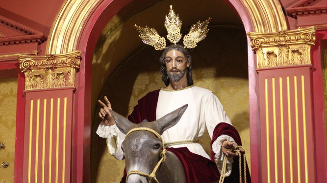 Resultado de imagen de JESÚS ENTRANDO EN JERUSALÉN DE MÁLAGA
